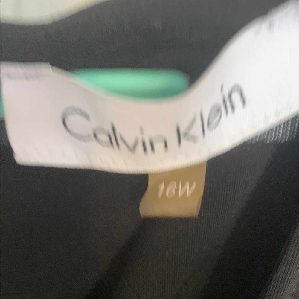 Calvin Klein Black Pants with Elegant Silhouette